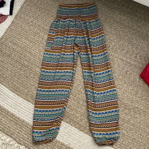 flowy boho hippie pants